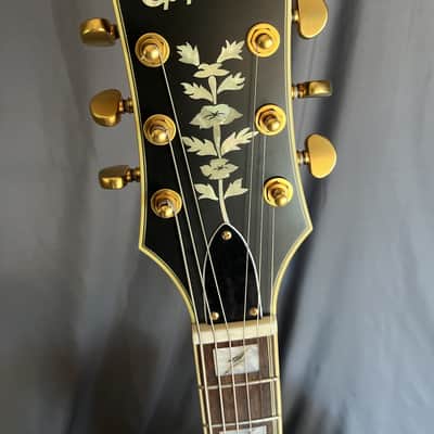 Epiphone Emily Wolfe Sheraton w/ PICKGUARD / Black Aged Gloss w/EpiLite Case Excellent image 4