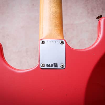 FENDER USA Custom Shop '63 Reissue Stratocaster Journeyman Relic "Fiesta Red" (2022) image 16