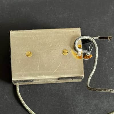 Vintage 1969 Gibson EB Mudbucker Sidewinder Bass Pickup – Original Chrome Cover image 4