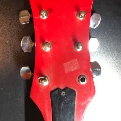 VINTAGE ANTARES FLYING V FOR PARTS & REPAIR 80s - RED image 13
