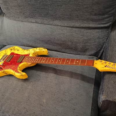 Ibanez GIO custom paint // Tortoise Pickguard with Ibanez Quantum pickups image 23