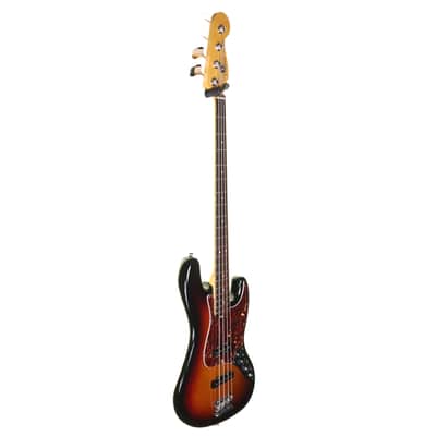 Fender American Standard Jazz Bass, Rosewood, Sunburst with Case imagen 4