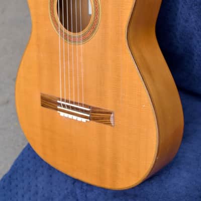 Carlos Pina Flamenco Blanca 198x-1995 - Lacquer w/cutaway image 3