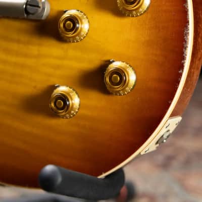 Gibson Custom Shop Limited Edition 1959 Les Paul Standard Reissue Murphy Lab Electric Guitar - Faded Peach Burst Heavy Aged with Hardshell Case image 17