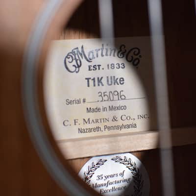 Martin T1K Ukulele Tenor Size Koa Body w/ FREE Same Day Shipping image 7