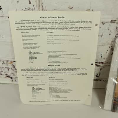 Lot of Vintage Gibson & Fender Promotional Material, Brochures, & Paperwork image 3