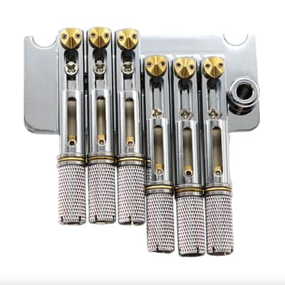 Chrome Fixed Headless Guitar Bridge Tremolo System image 4