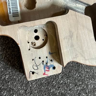 Fende Telecaster Deluxe MIM '72 guitar body - unfinished image 2