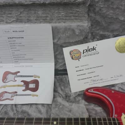 Fender Mod Stratocaster w/Case 2020 - Red : ** PLEK Virtual Fret Dress ** image 4