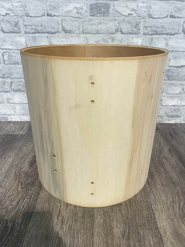 Tom Drum Shell 16”x16” Bare Wood Project / Upcycle #JB63 image 1