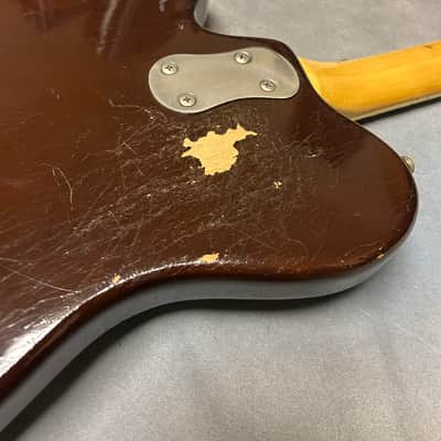 1970's Mosrite Model 350 Bass Mocha image 9