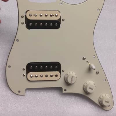 Fender USA Pro Strat HH LOADED PICKGUARD Shawbucker Dual Humbucker Pull Pot 2018 - Mint Green image 1