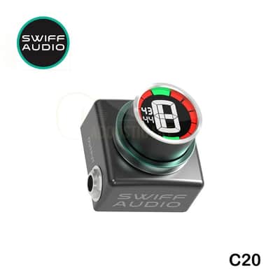 SWIFF C20 Tuner Pedal for Chromatic Guitar Bass,Support Mute Tuning,A4 Range Value 430-449Hz,price include the import duty to US buyer