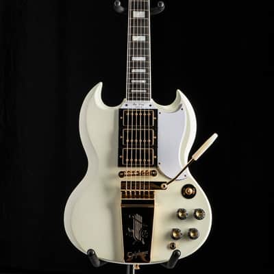 Epiphone 1963 Les Paul SG Custom With Maestro Vibrola Classic White image 1