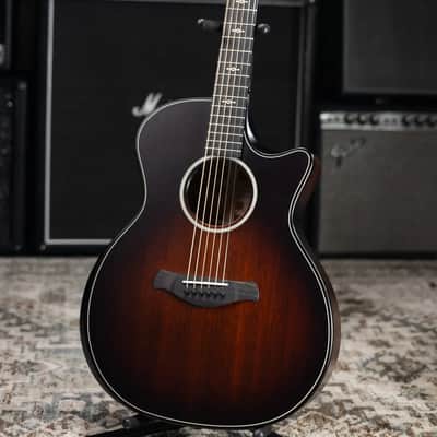 Taylor Next Generation Builders Edition 324ce Grand Auditorium Acoustic/Electric Guitar - Kona Burst with Hardshell Case image 14