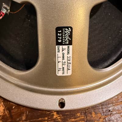 Weber Silver bell alnico 12” 16 ohm 50w 2026 - Silver image 2