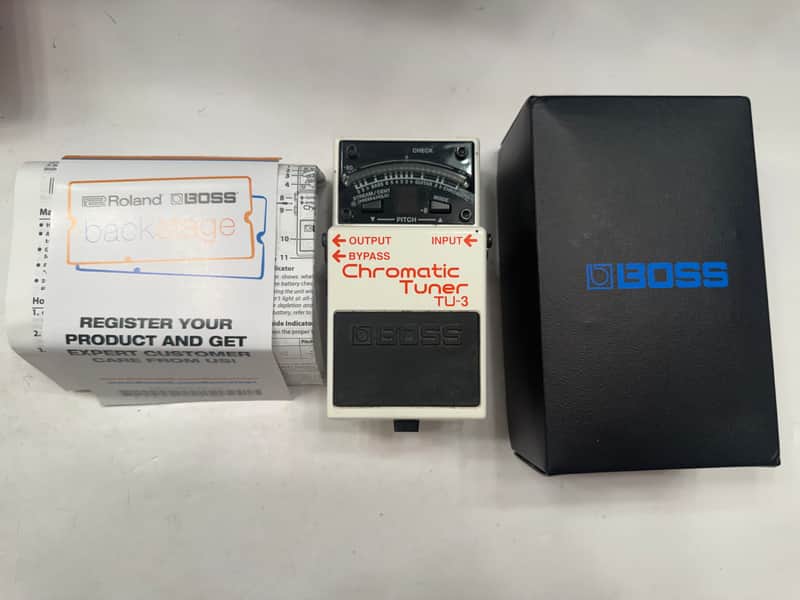 Boss Roland TU-3 Chromatic Tuner Guitar Bass Effect Pedal + Original Box image 1