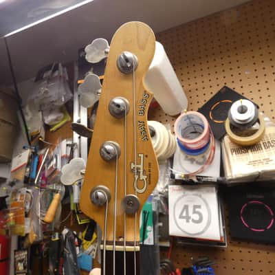 G&L ASAT Signature Bass 1992 - Sunburst - USA image 11