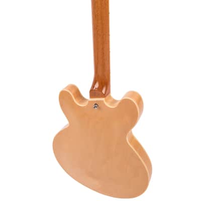 Vintage VSA500P Re-Issued Semi Acoustic Guitar - Natural Maple (VSA500PM) image 4