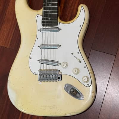 Modulus Blackknife- strat style 1990's - White/cream parts guitar image 2