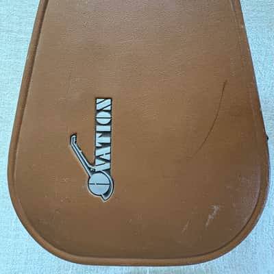 Vintage 1970's Ovation Deep Bowl Acoustic Guitar Case Round Back Brown USA - No Guitar CASE ONLY imagen 5