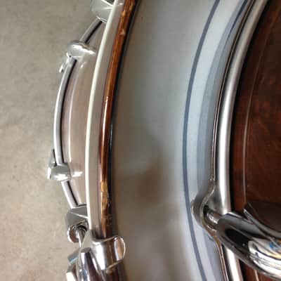 Last Price Drop 1980s Gretsch Square Badge Drum Set: 5-Ply Jasper Centennial Shells Walnut Burl image 6