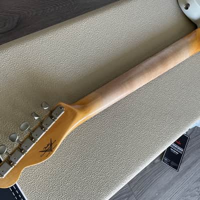 Fender Custom Shop Limited Edition '64 Telecaster (2024) Electric Guitar, Relic Aged Olympic White. ALL Documentation, MINT image 11