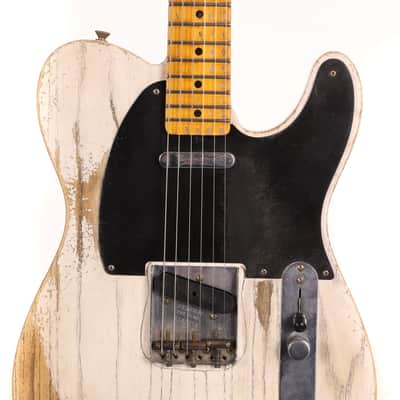 Fender Custom Shop 1957 Telecaster Ultimate Relic White Blonde Masterbuilt Andy Hicks image 4