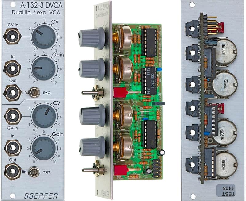DOEPFER A-132-3 DUAL LINEAR - EXPONENTIAL VCA : BRAND NEW :  [DETROIT MODULAR] image 1