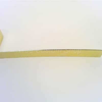 True Custom Shop® Brass Bridge Grounding Strap Vintage Reissue for USA Fender Jazz Bass image 1