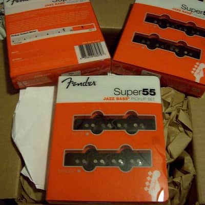 Fender  Super 55 Split Coil Jazz Bass Pickup Set/ New both Pickups! image 1