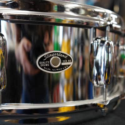 USA Slingerland 5x14" Steel Snare Drum (Vintage! 1970s Era) Sweet Snare! image 2