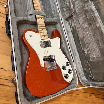 Fender Limited Edition '72 Telecaster Custom (Pre-Vintera) with Maple Fretboard 2018 - Orange Sparkle image 10