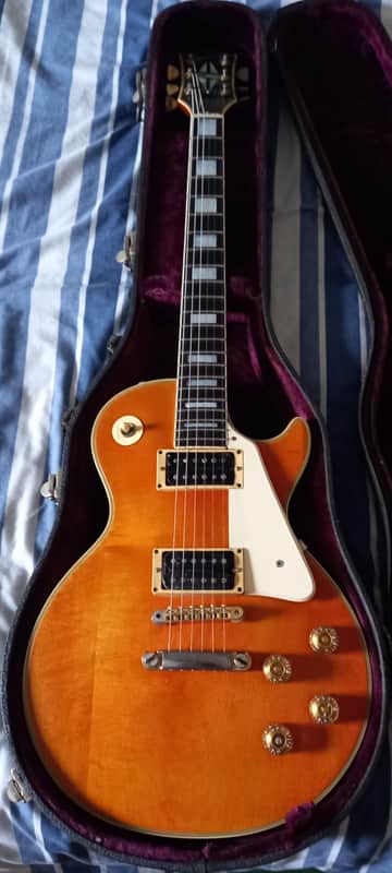 1972 Gibson Les Paul Custom Faded Orange - Artist Owned by Dennis Stratton Former Iron Maiden image 1