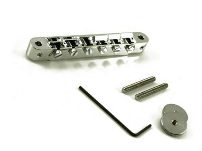 TonePros AVR2-C Tuneomatic Bridge Chrome image 1