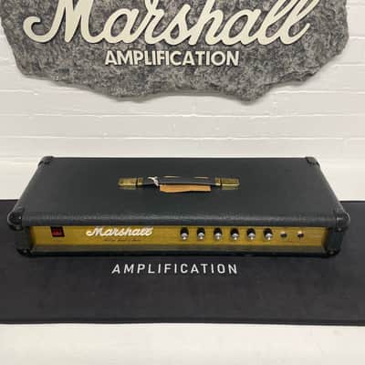 Marshall 1976 JMP Lead & Bass 100w Solid State Head Model #2195 Black image 2