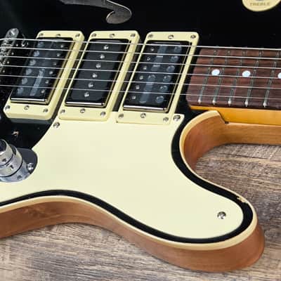 MyDream Partcaster Custom Built - Relic Black Thinline Gibson Scale Lollar Freeway image 6