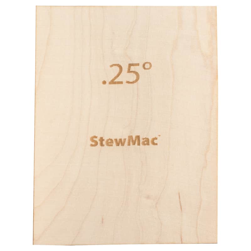 StewMac Neck Shim for Bass, Blank, 0.25 degree image 1
