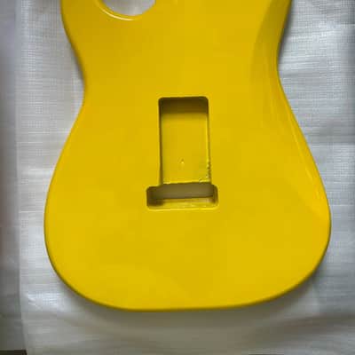 Yellow Alder Wood Guitar Stratocaster Strat Style Body image 6