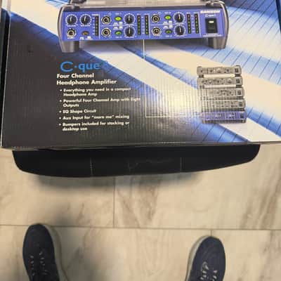 Samson C-Que8 C Class 4-Channel Headphone Mixer/Amplifier 2010s - Blue image 4