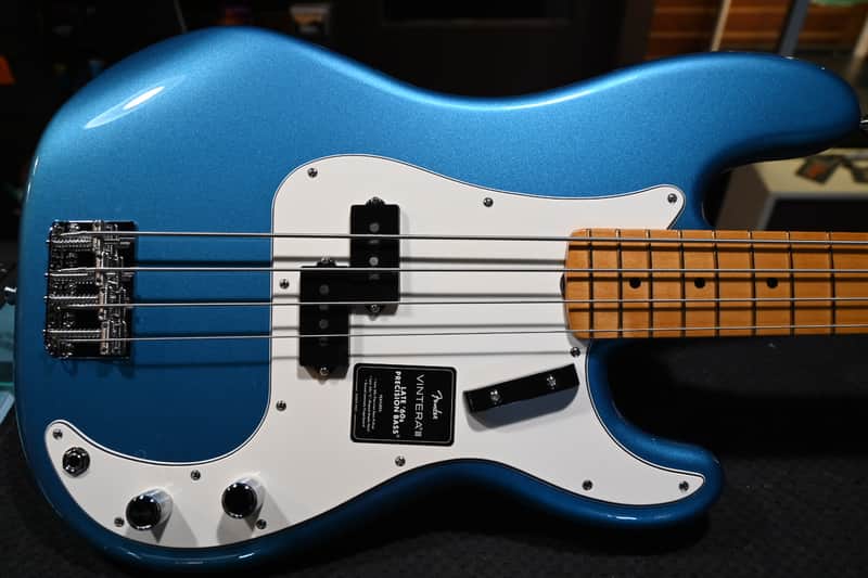 Fender Vintera III Late ‘60s Precision Bass - Lake Placid Blue #2727 image 1