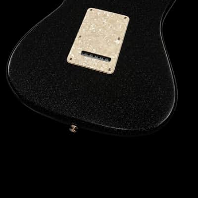 Fender Nedula 70th Anniversary Stratocaster 2024 - Black with multicolored small dots,red and blue to simulate Nebula. image 8