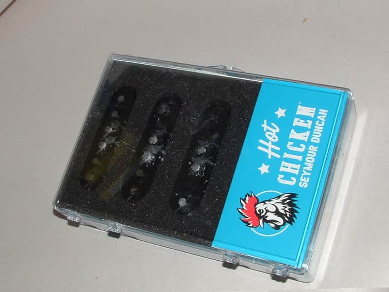 Seymour Duncan Hot Chicken Strat Set (Black) New with Warranty image 1