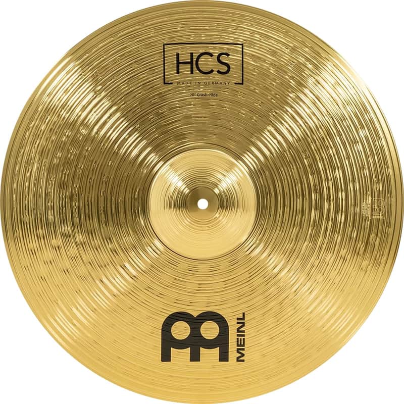 Meinl Cymbals 20” Crash Ride—HCS Traditional Finish Brass—Made in Germany—2 YEAR WARRANTY (HCS20CR) image 1