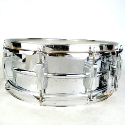 *Ludwig Supraphonic Vintage 60s 5x14"Snare Drum Keystone Badge 10Lug Chicago USA image 3
