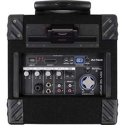 DJ Tech - UCUBE85-MKII - Portable PA System with IOS Dock 4 CH Mixer USB image 6