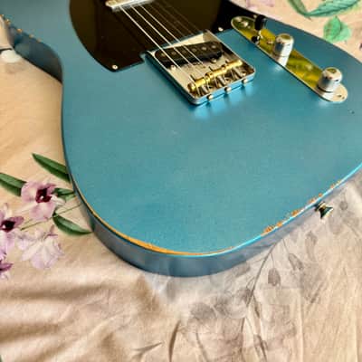 Fender Vintera Road Worn '50s Telecaster 2020 - 2021 Lake Placid Blue imagen 6