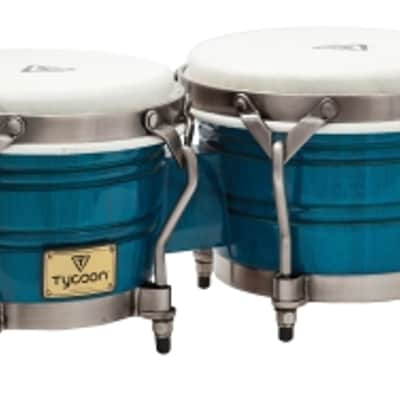Tycoon Signature Classic Series Blue Bongos 7" & 8-1/2" TSBC-800BCBL image 1