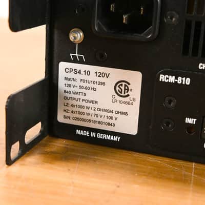 Electro-Voice (EV) CPS4.10 4-Channel 1000W Power Amplifier CG01YKX image 10