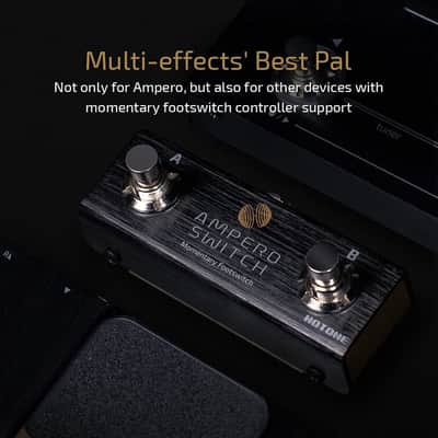 Hotone Dual Footswitch Pedal Momentary 2-Way Pedal Foot Switch Controller Ampero Switch 6.35 mm image 2